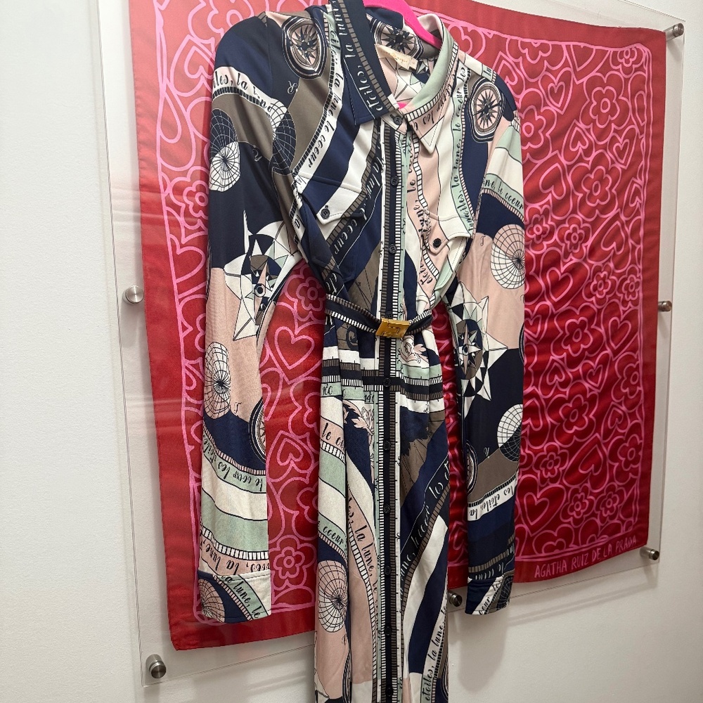 Tory Burch Long Belted Dress